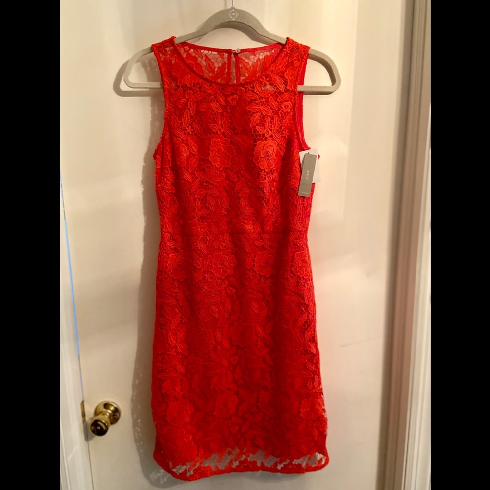 J.Crew Floral Sheath Lace Dress